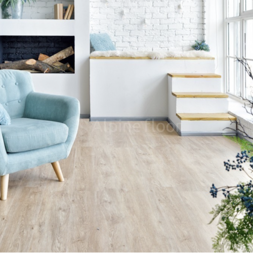 Кварц-виниловая плитка Alpine Floor ДУБ КРЕМОВЫЙ ECO